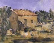 Paul Cezanne Abandoned House near Aix-en-Provence Spain oil painting artist